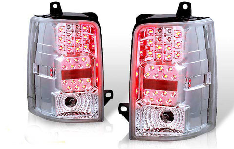 97-98 JEEP GRAND CHEROKEE LED TIAL LIGHT - CHROME / CLEAR performance