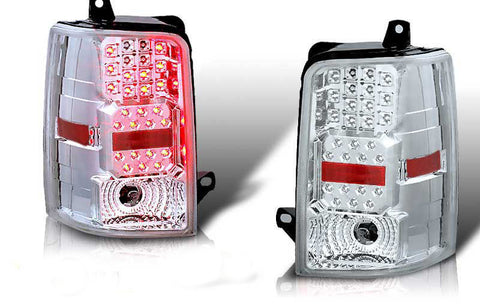 Jeep Grand Cherokee Led Tail Light - Chrome / Clear Performance-g