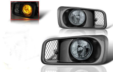 Honda Civic Si/Type R Oem Style Fog Light - Smoke (Wiring Kit Included) Performance-y