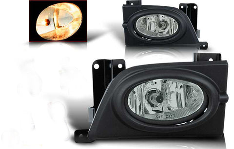 Honda Civic 4 Dr Oem Style Fog Light - Smoke (Wiring Kit Included) Performance-y