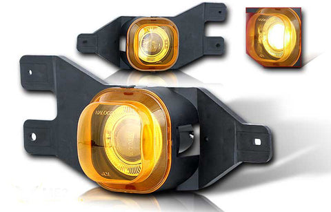 99-04 ford f250 halo projector fog light - yellow performance