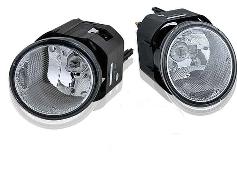01-04/02-04/00-01 nissan frontier / xterra / maxima oem style fog light - clear (wiring kit included) performance