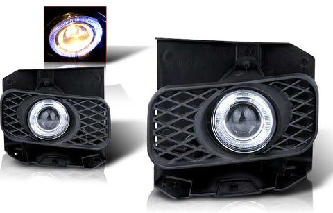99-03 ford f150 halo projector fog light (clear) performance