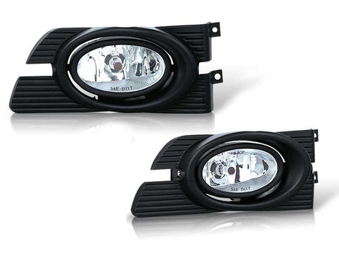 Honda Accord 4 Dr Oem Style Fog Light - Clear (Wiring Kit Included) Performance-z