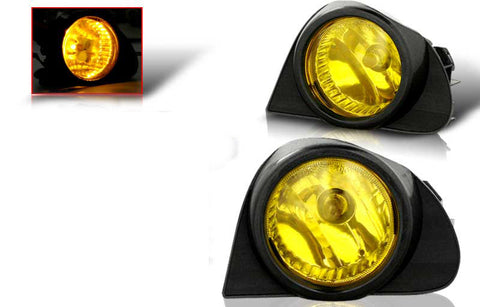 03-05 toyota echo oem style fog light - yellow (wiring kit included) performance
